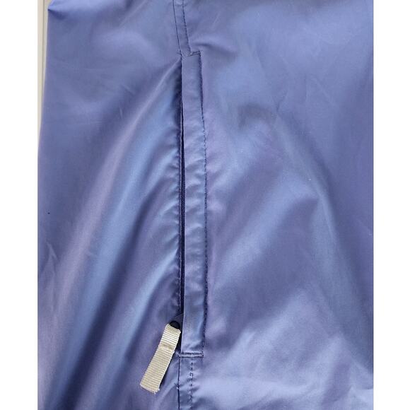 Vtg Adidas Climaproof Long Sleeve Zippered Blue Windbreaker w/ Pockets Women Med - Picture 10 of 13